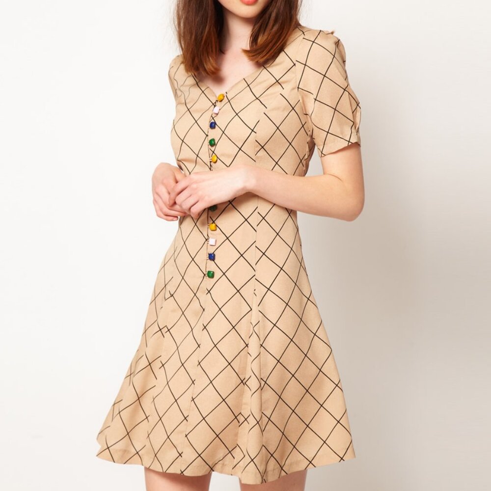 Nishe Sweetheart A-Line Tea Dress Size 4